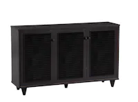 Aveleen 3 Door Shoe Cabinet - Cappuccino
