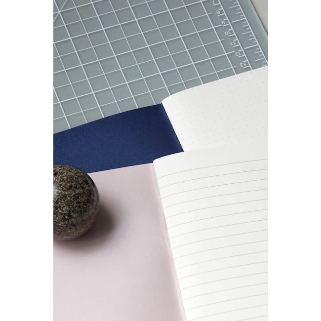 A4 Lily Notebook - Plain Graph Paper (Set of 2) - 1