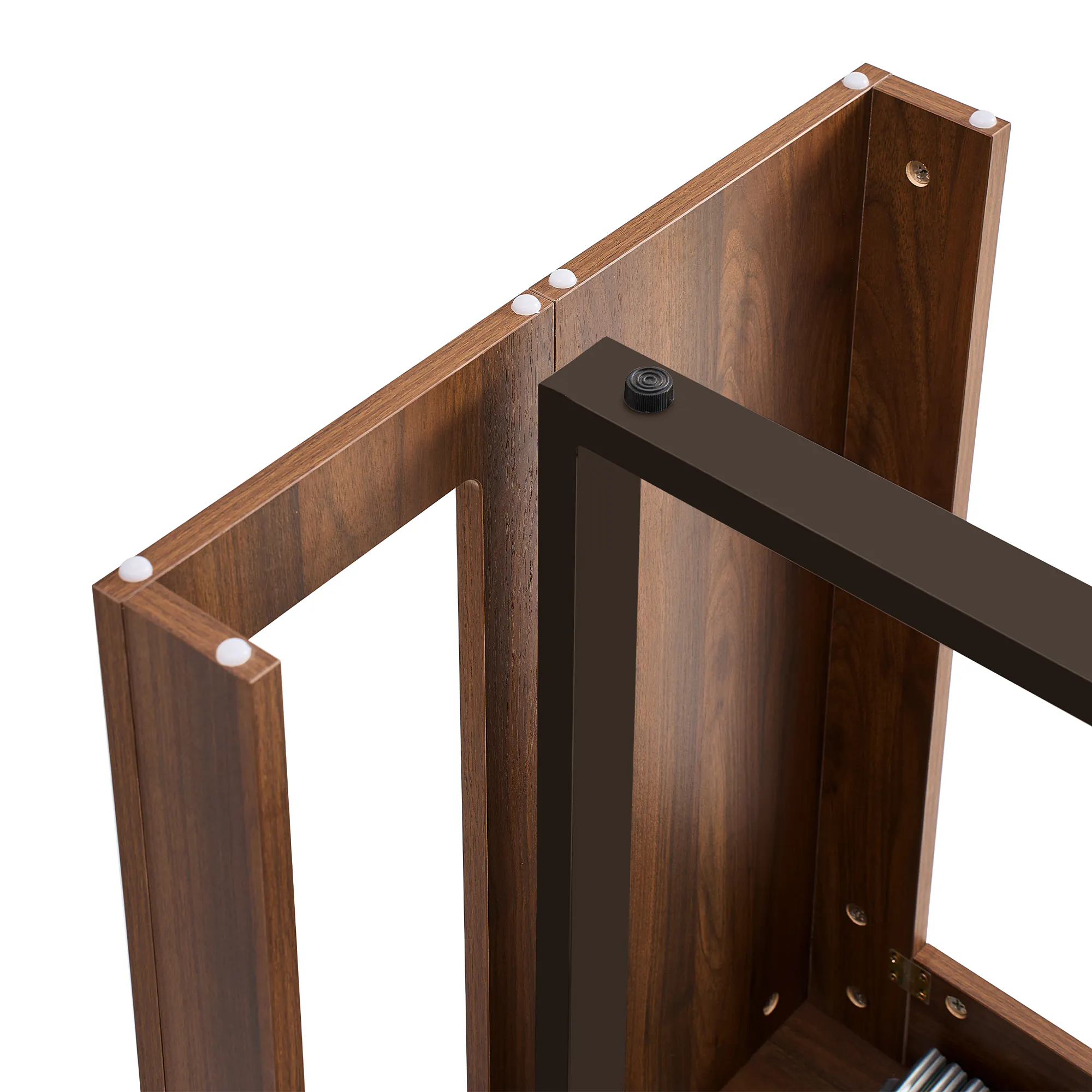 Flexi-Table Extendable Dining Table 0.4m-1.8m - Walnut - 11