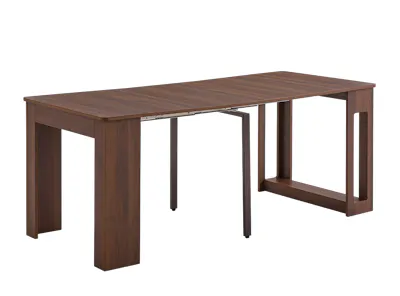 Flexi-Table Extendable Dining Table 0.4m-1.8m - Walnut