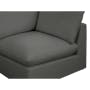 Russell 4 Seater Sectional Sofa - Dark Grey (Eco Clean Fabric) - 19