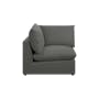 Russell 4 Seater Sectional Sofa - Dark Grey (Eco Clean Fabric) - 22