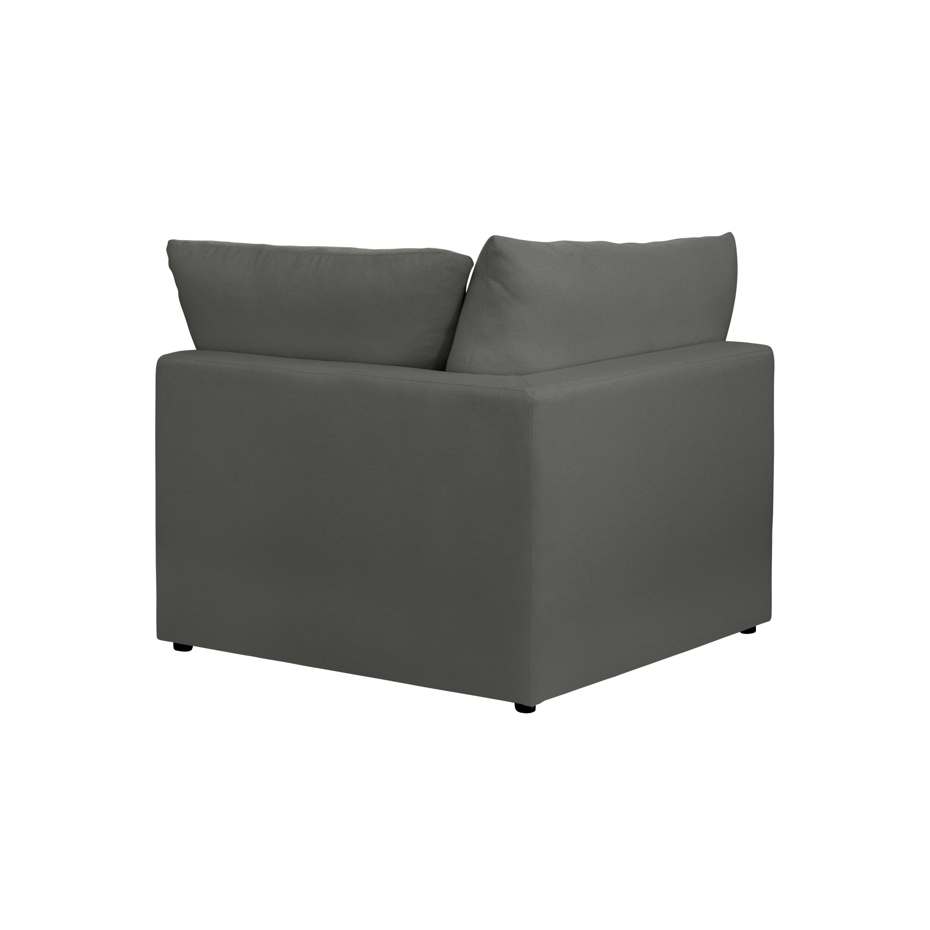 Russell Corner Unit Dark Grey (Eco Clean Fabric), HV Atelier Sofas