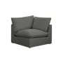 Russell Large Corner Sofa - Dark Grey (Eco Clean Fabric) - 18