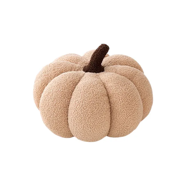 Pumpkin Plush Cushion - Beige - 1