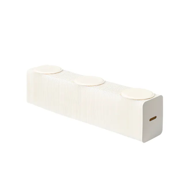 Athena 3 Seater Foldable Bench 1.5m - White - 20