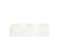 Athena 3 Seater Foldable Bench 1.5m - White