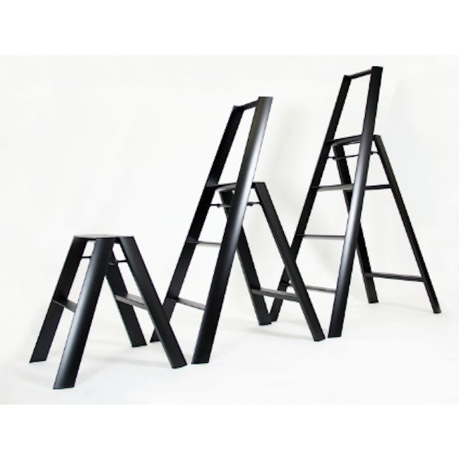 Hasegawa Lucano Aluminium 3 Step Ladder - Black - 2