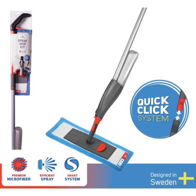 Nordic Stream Spray Mop Kit - 4