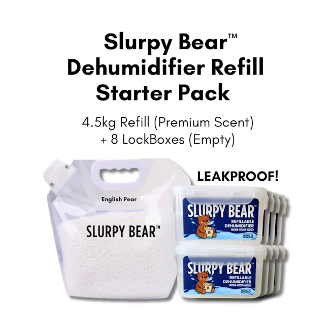 Slurpy Bear Dehumidifier Refill Starter Pack - English Pear - 2