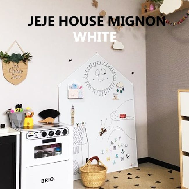 Momsboard Jeje House Magnetic Writing Board - White (2 Sizes) - 2