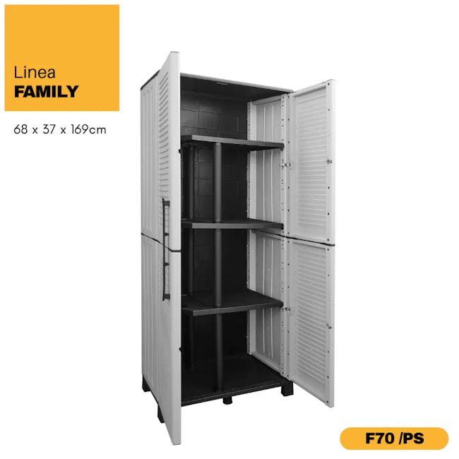 Linea Family Tall Multipurpose Cabinet - 3