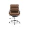 Elias Soft Pad Mid Back Office Chair - Tan (PU) - 0