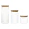 EVERYDAY Glass Jar with Bamboo Lid (Set of 3) - 0