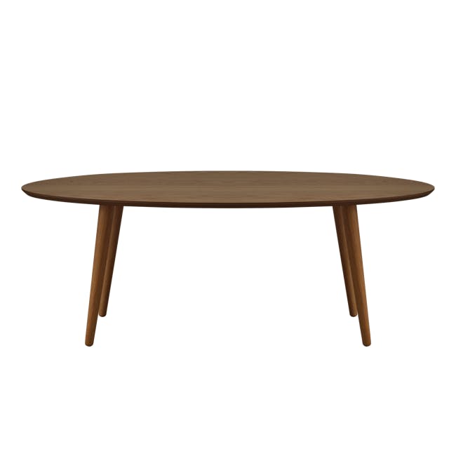 Lovey Oval Coffee Table - Walnut - 0