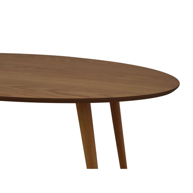Lovey Oval Coffee Table - Walnut - 4