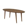 Lovey Oval Coffee Table - Walnut - 2
