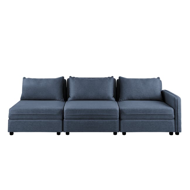 Cameron 3 Seater Storage Sofa - Denim - 14