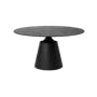 Octavia Round Dining Table 1.35m - Cosmic Sky (Sintered Stone) - 0