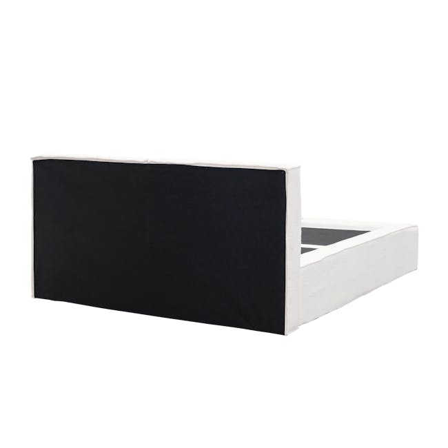 Maine Storage King Bed - White Boucle - 12