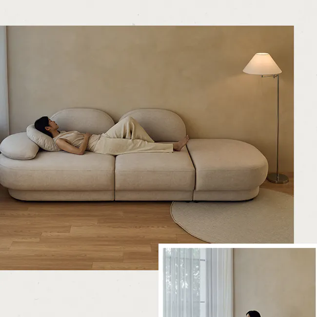 Hara Right Arm Modular Adjustable Sofa - 15