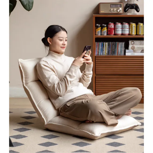 Nisa Floor Sofa Bed - Pear White - 12