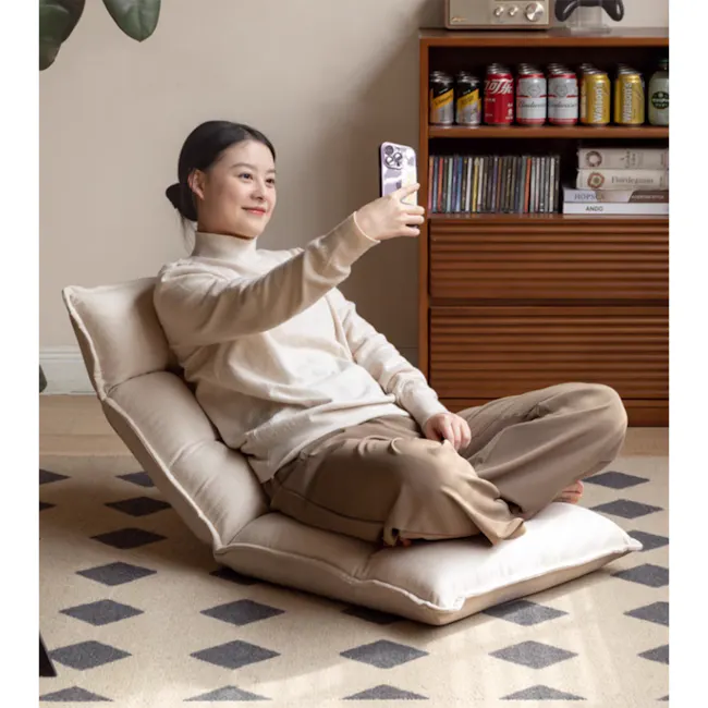 Nisa Floor Sofa Bed - Pear White - 13