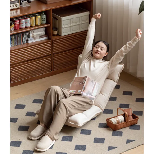 Nisa Floor Sofa Bed - Pear White - 2