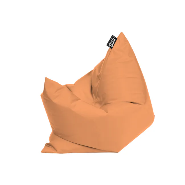 Doob Plopsta' Rectangle Mini Bean Bag - Apricot Crush (Water Repellent) - 1 - Soft, comfortable, cozy, plush, fabric