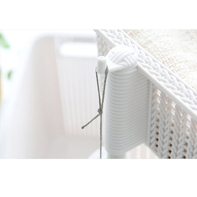 Alon Laundry Basket Trolley with Handle - 8