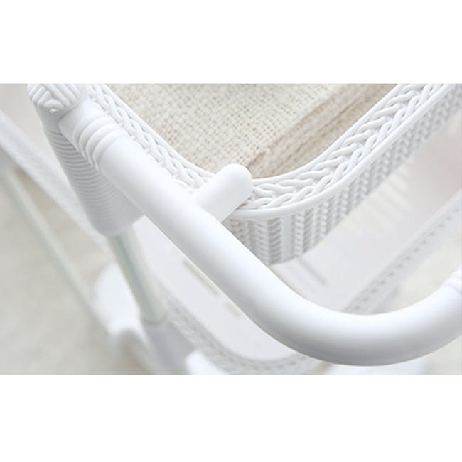 Alon Laundry Basket Trolley with Handle - 6