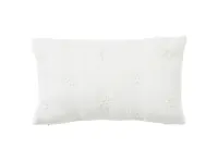 Fione Floral Tufted Lumbar Cushion - Ivory