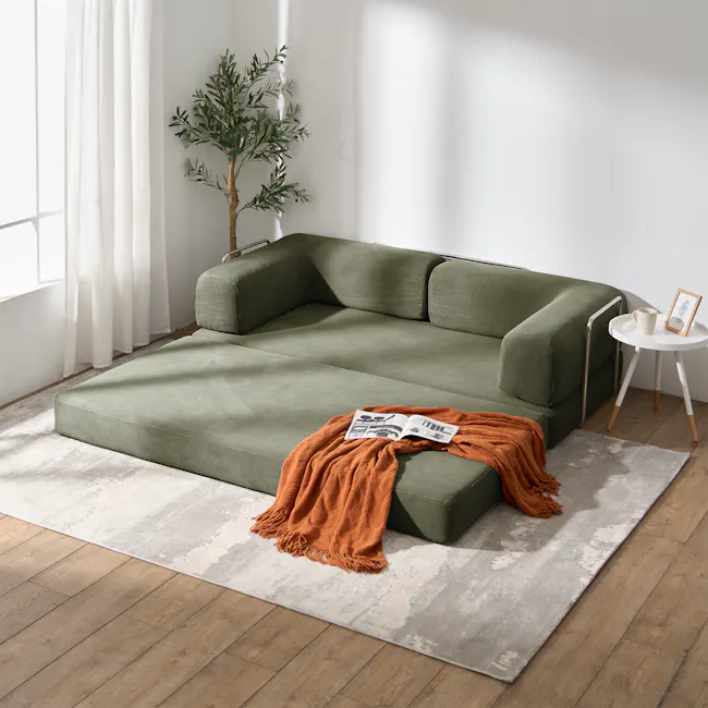 Eddie 3 Seater Sofa - Moss Green - 2