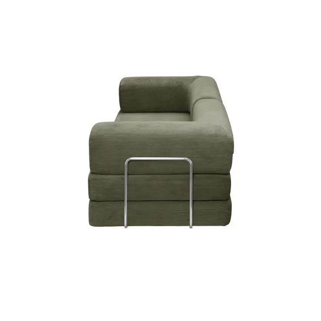 Eddie 3 Seater Sofa - Moss Green - 13