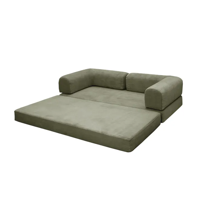 Eddie 3 Seater Sofa - Moss Green - 11