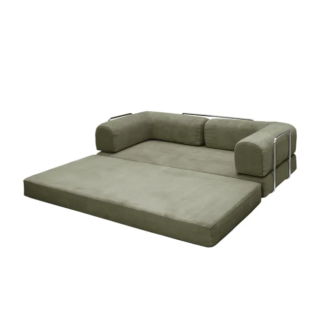 Eddie 3 Seater Sofa - Moss Green - 12