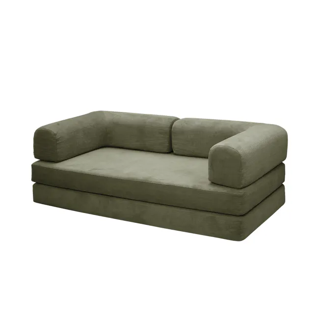 Eddie 3 Seater Sofa - Moss Green - 10