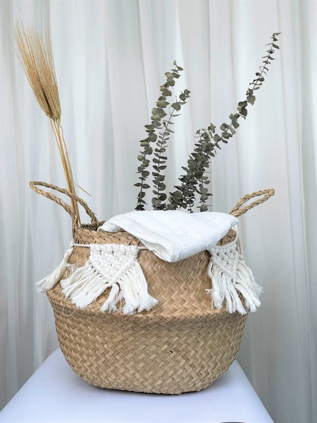 Basise Boho Seagrass Basket - 1