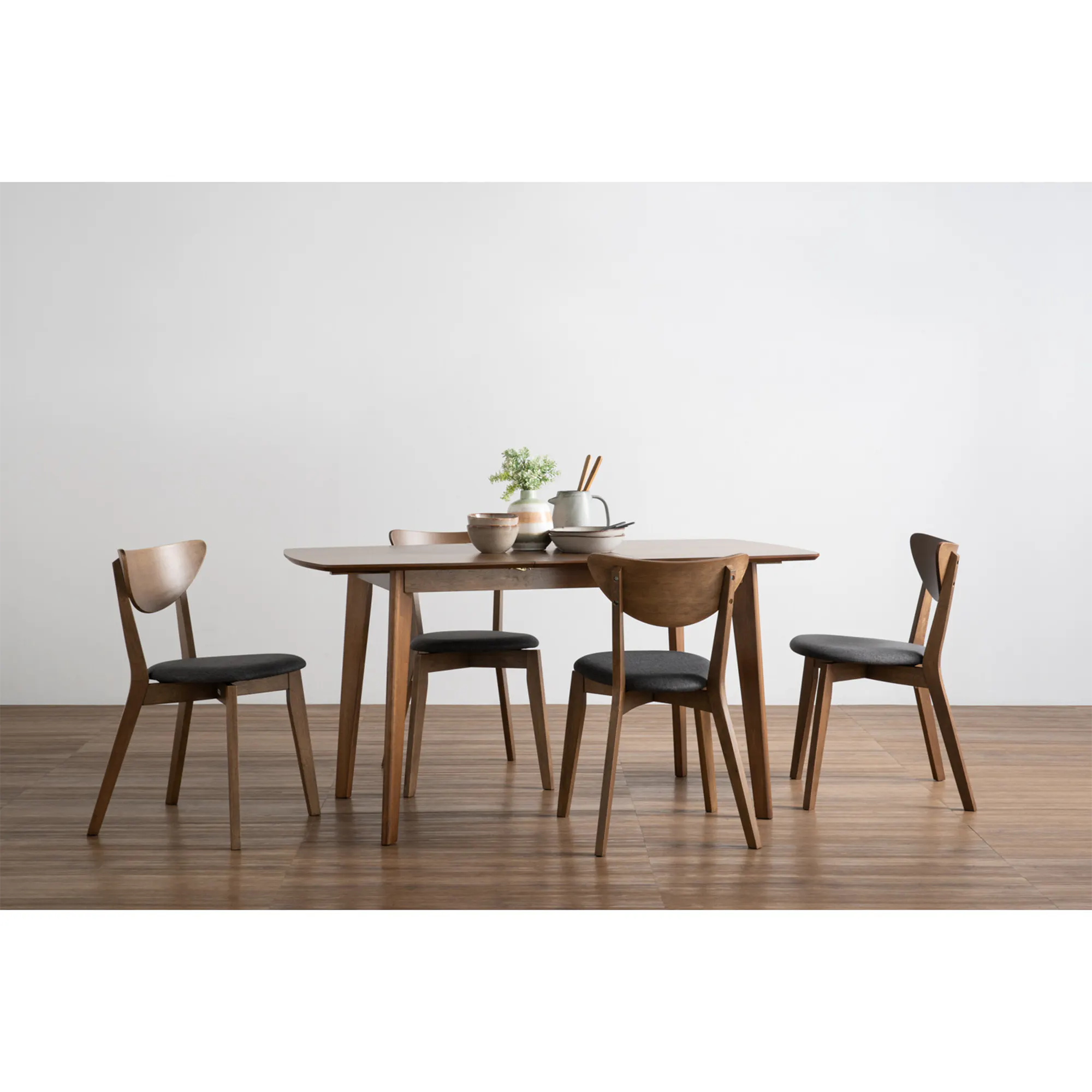 (As-is) Harold Extendable Dining Table 1.2m-1.5m - Cocoa - 7 - 10