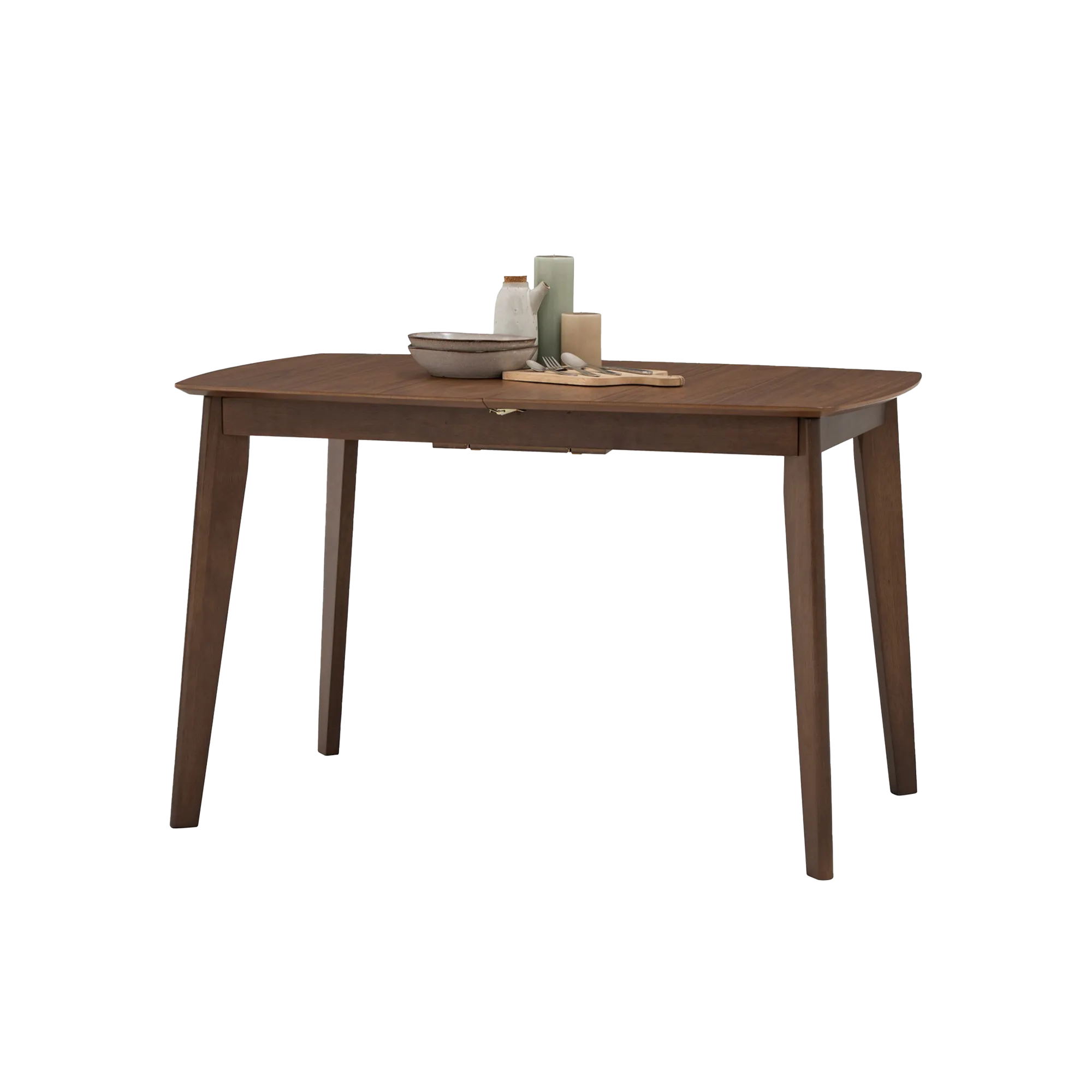Harold Extendable Dining Table 1.2m-1.5m with 4 Macy Chairs in Cocoa - 33