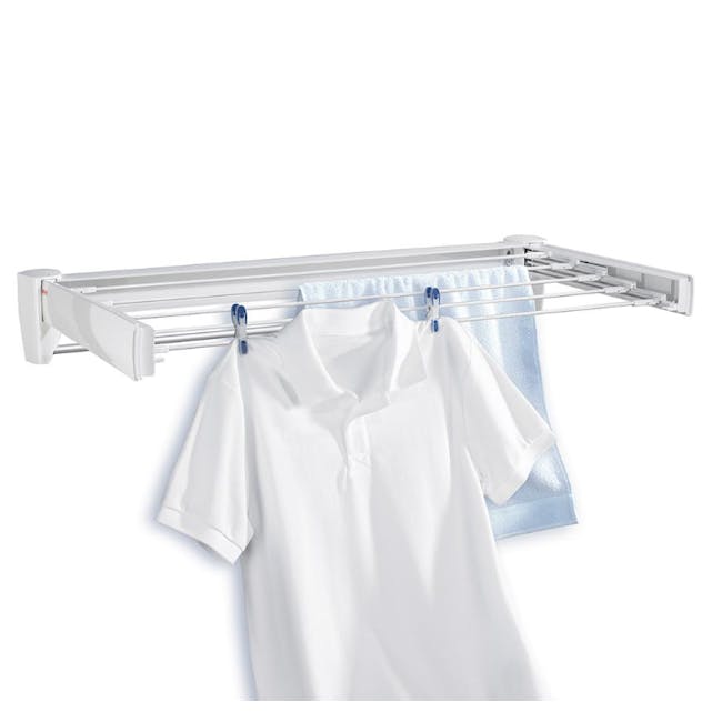 Leifheit Telegant 36 Protect Plus Wall Clothes Drying Rack - 1