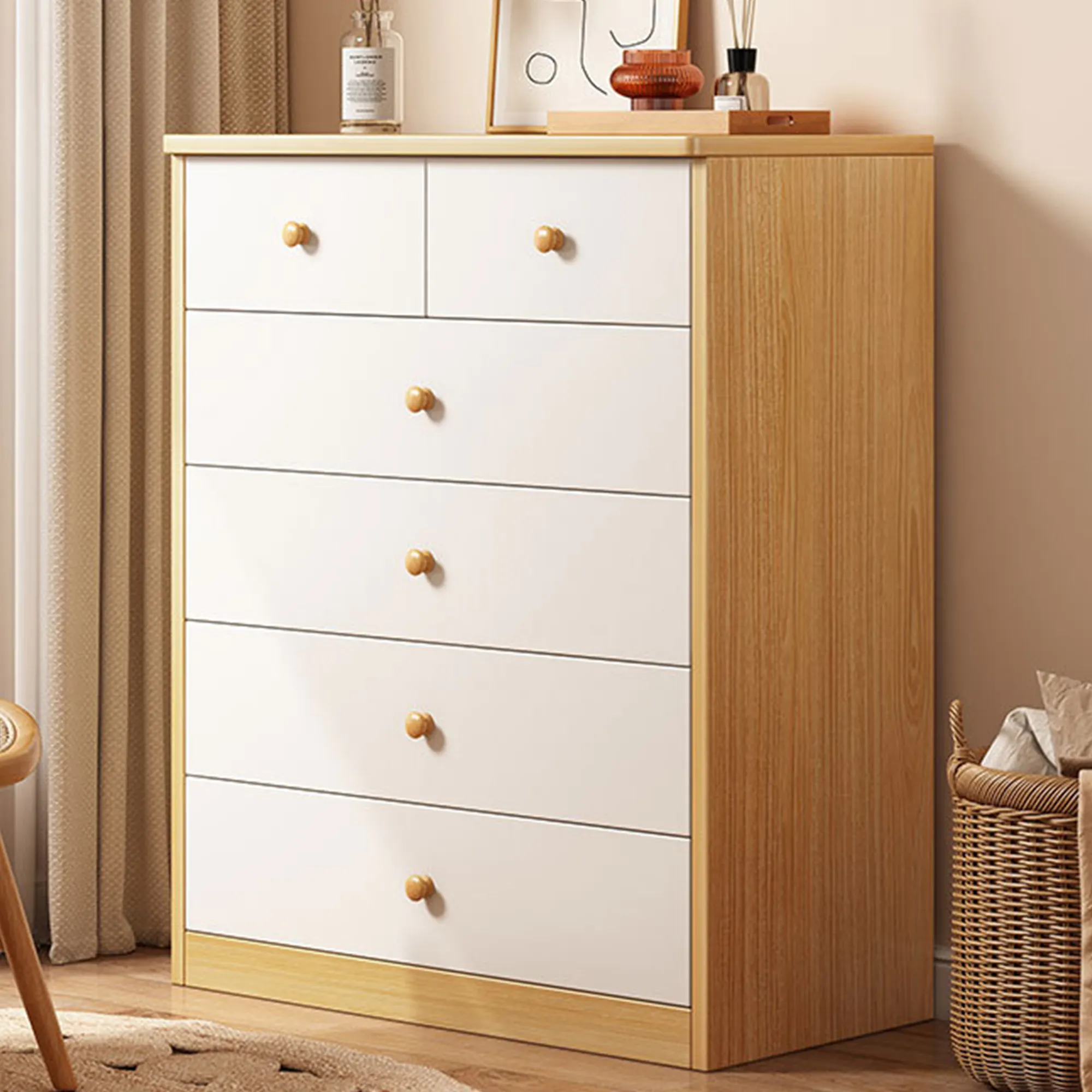 (As-is) Kendric 6 Drawer Chest 0.6m - White - 3 - 10