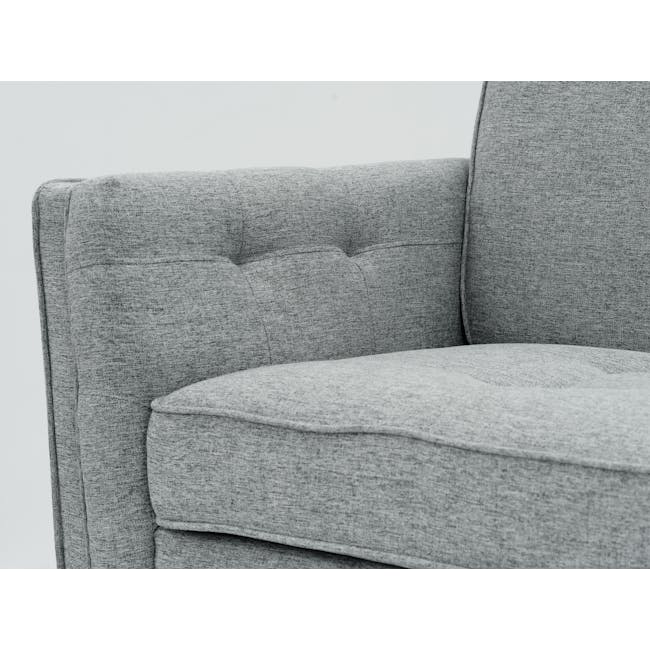 Byron 2 Seater Sofa - Walnut, Siberian Grey - 6