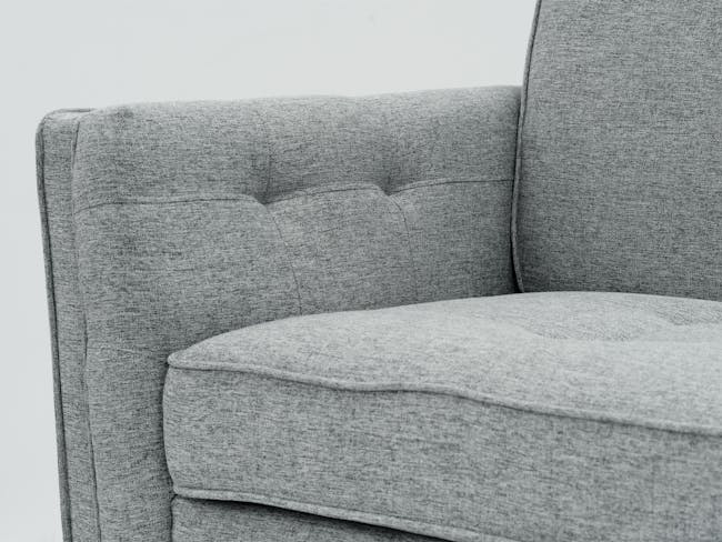 Byron 2 Seater Sofa - Oak, Siberian Grey - 2