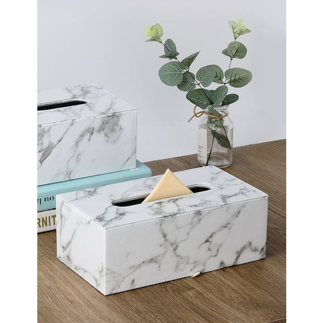 Rey Marble Tissue Box - 1