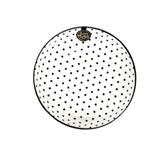 Table Matters BonBon Dots 8 inch Coupe Plate - 0