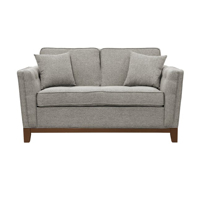 Byron 2 Seater Sofa - Walnut, Soft Tan - 6