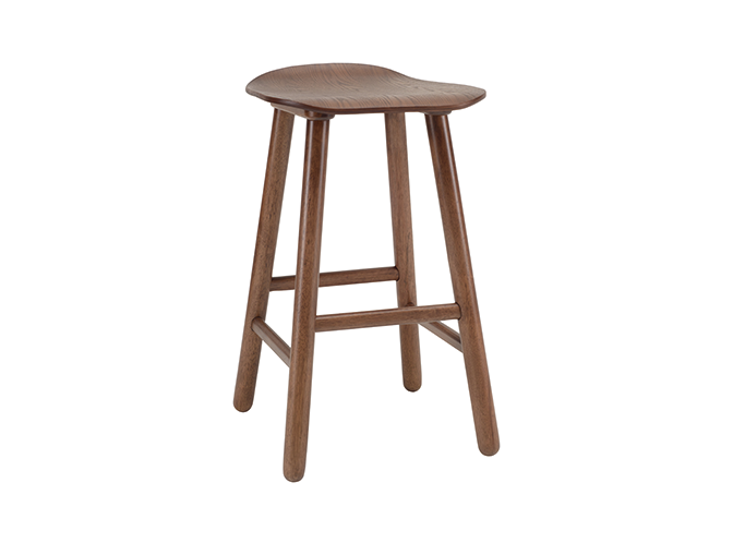 swivel stool wood