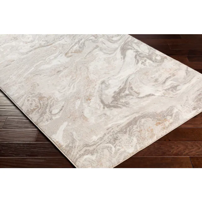 Cosmo Low Pile Rug - Sand (3 Sizes) - 3 - Marble-patterned rug, luxurious rug, elegant rug, decorative rug, floor rug, rug