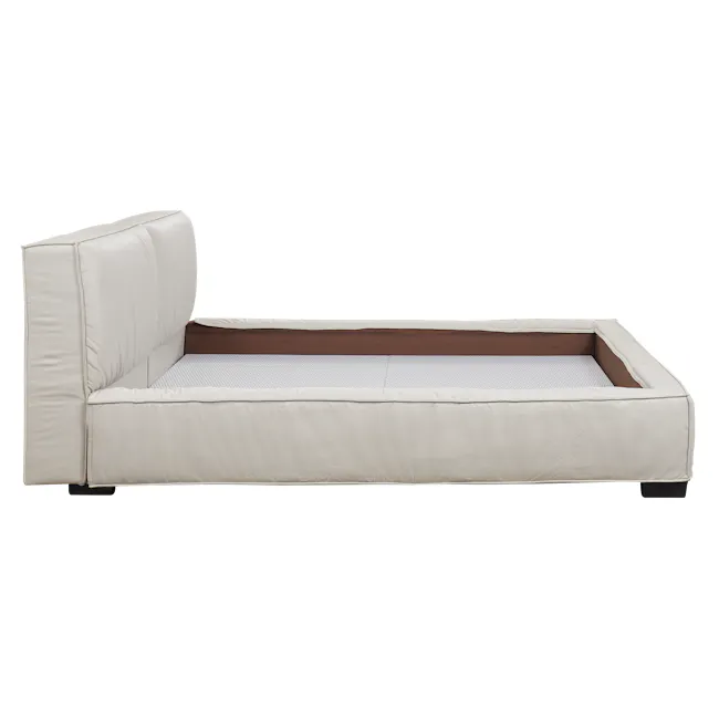 (As-is) Haven Queen Bed - Taupe (Scratch Resistant) - 11